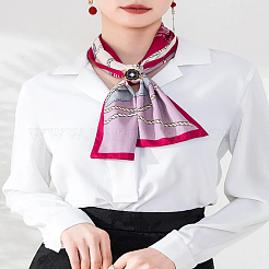 2Pcs 2 Colors Plastic Imitation Pearl Scarf Buckle Ring&nbsp;AJEW-LP0010-60