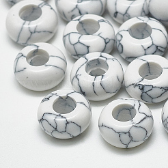 Synthetic Turquoise European Beads&nbsp;X-TURQ-S290-84C-01