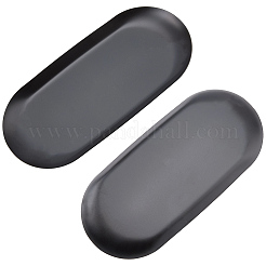Oval 430 Stainless Steel Jewelry Display Plate&nbsp;STAS-CP0001-08EB