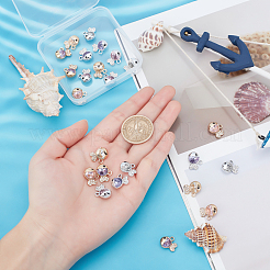 24Pcs 6 Colors Alloy Charms&nbsp;FIND-PH0003-16
