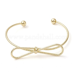 Infinity Brass Cuff Bangles&nbsp;BJEW-D039-37A-G