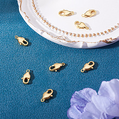 8Pcs Brass Lobster Claw Clasps&nbsp;KK-TA0002-72