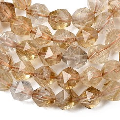 Heated Natural Citrine Beads Strands&nbsp;G-Z119-A37-01
