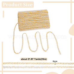 Polyester Thread & Filigree Braided Lace Trim&nbsp;OCOR-WH0097-13B