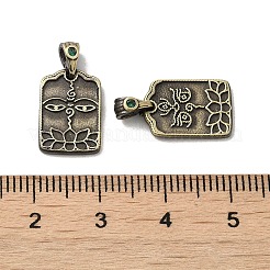 Tibetan Style Rack Plating Brass Pendant&nbsp;KK-Q805-15AB