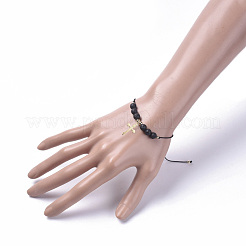 Adjustable Braided Bead Bracelets&nbsp;BJEW-JB04899-03