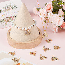 10Pcs Rack Plating Brass Pendants&nbsp;KK-BBC0005-62