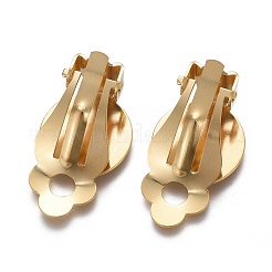304 Stainless Steel Clip-on Earring Setting&nbsp;STAS-P249-22G
