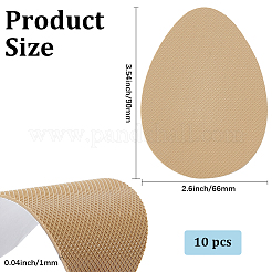 10Pcs Teardrop Silicone Non-Slip Ball-of-Foot Cushions&nbsp;DIY-GF0012-83