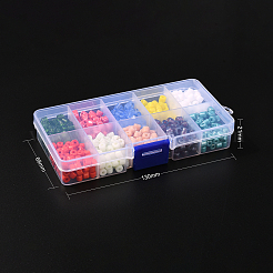 800Pcs 10 Colors Glass Beads&nbsp;GLAA-CJ0001-72