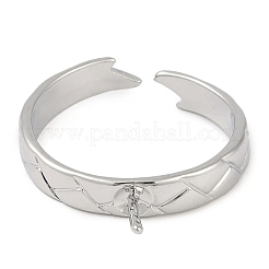 Brass Cuff Finger Ring Settings&nbsp;KK-L219-15E-P