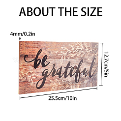 1Pc Natural Wood Hanging Wall Decorations for Front Door Home Decoration&nbsp;AJEW-CN0001-02F