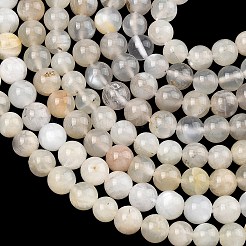 Natural White Moonstone Beads Strands&nbsp;G-C277-A01-6mm