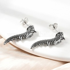 316 Surgical Stainless Steel Stud Earrings&nbsp;EJEW-R022-01AS
