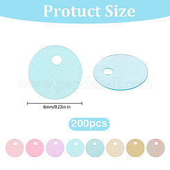 2400Pcs PVC Paillette/Sequin Pendants&nbsp;FIND-HY0005-24C