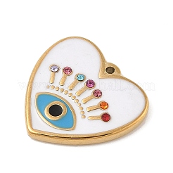 304 Stainless Steel Enamel Pendants&nbsp;STAS-P380-64G-04