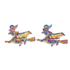 Rainbow Color Alloy Pendants&nbsp;PALLOY-S180-254-NR