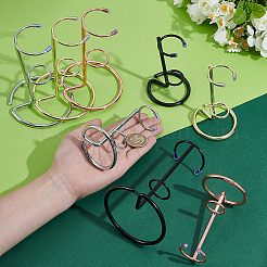 8Pcs 8 Styles Iron Crystal Scepter Display Stands&nbsp;ODIS-NB0001-52