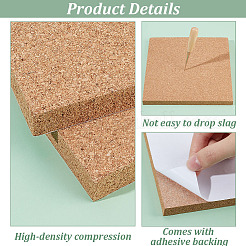 Self Adhesive Cork Sheets&nbsp;DIY-WH0569-67B