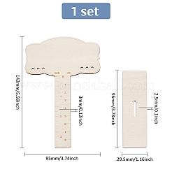 1 Set Wooden Earring Display Stands&nbsp;EDIS-BC0001-03