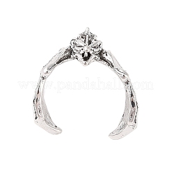 Dragon Alloy Open Cuff Rings for Women Men&nbsp;LS-RJEW-A045-02AS