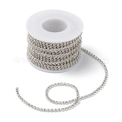 Brass Rhinestone Strass Chains&nbsp;CHC-T001-SS12-01S