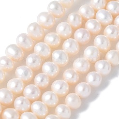 Natural Cultured Pearl Beads Strands&nbsp;PEAR-I007-07R-01A