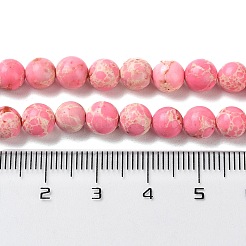 Synthetic Imperial Jasper Dyed Beads Strands&nbsp;G-D077-A01-01F
