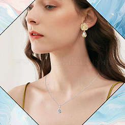4 Pairs Brass Stud Earring Findings&nbsp;KK-BBC0019-95B