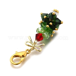Alloy Glass Pendant Decorations&nbsp;HJEW-JM04107-03