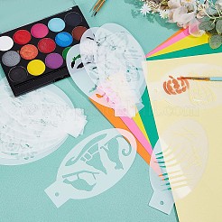 Plastic Face Paint Stencils&nbsp;DIY-WH0304-582F
