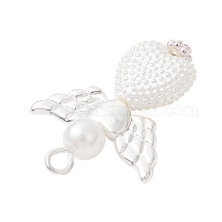 ABS Plastic Imitation Pearl Pendants&nbsp;PALLOY-JF04061-01