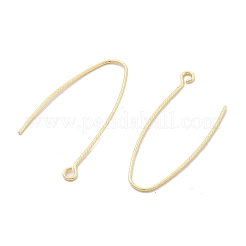Brass Earring Hooks&nbsp;KK-B134-27G