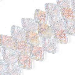 Electroplate Glass Beads Strand&nbsp;EGLA-S188-20-B03