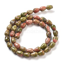 Natural Unakite Beads Strands&nbsp;G-B106-A23-01