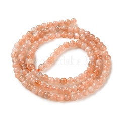 Natural Sunstone Beads Strands&nbsp;G-C284-C02-3mm-02