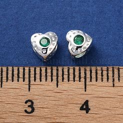 Valentine's Day Brass Micro Pave Cubic Zirconia Beads&nbsp;KK-P256-10S-03