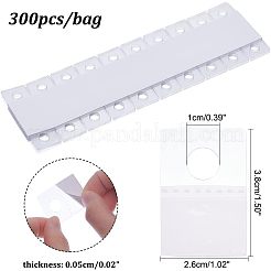 300Pcs Transparent PVC Self Adhesive Hang Tabs&nbsp;CDIS-HY0001-01