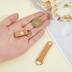 Leather Short Suspension Clasps&nbsp;PURS-WH0008-13B