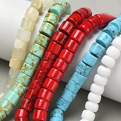 Natural Gemstone Column Bead Strands&nbsp;G-E266-05M-01