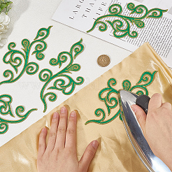 Flower Computerized Embroidery Cloth Iron on/Sew on Patches&nbsp;PATC-WH20017-13A
