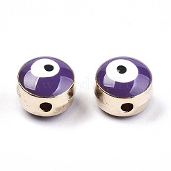 Alloy Enamel Beads&nbsp;ENAM-WH0047-14D-10mm