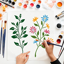 1 Set PET Hollow Out Drawing Painting Stencils&nbsp;DIY-MA0006-48