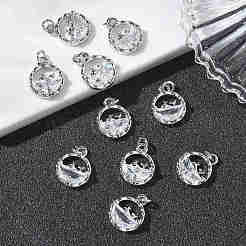SHEGRACE Brass Clear Cubic Zirconia Pendants&nbsp;XGRQ3K103-544P