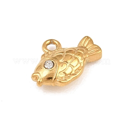 304 Stainless Steel with Crystal Rhinestone Charms&nbsp;SA-CBA8E58-05G