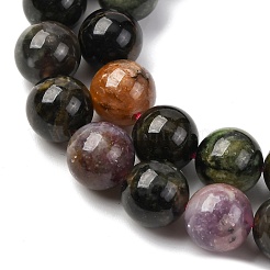 Natural Multicolor Tourmaline Beads Strands&nbsp;G-K402-A01-10mm
