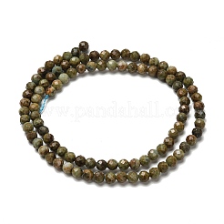 Natural African Turquoise(Jasper) Beads Strands&nbsp;G-RM2025524-A02-4mm