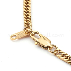 304 Stainless Steel Diamond Cut Cuban Link Chain Necklaces&nbsp;NJEW-JN03367-02
