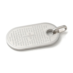 Anti-Tarnish 304 Stainless Steel Pendants&nbsp;STAS-G346-18P