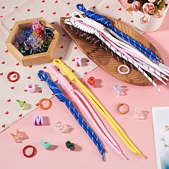 Nylon Cord Pendant Decorations&nbsp;DIY-TA0015-61B